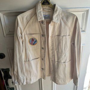 Vintage Jacket with Hand-sewn Patches